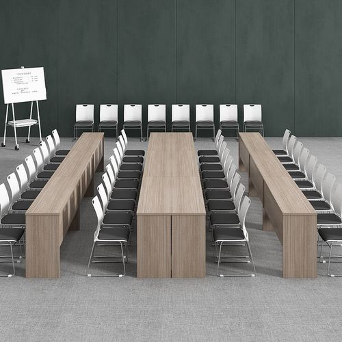 培训桌长条桌现代学校课桌演讲条形桌子会议桌多人桌