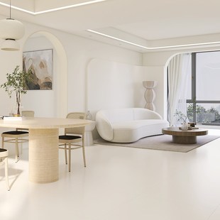 罗浮威尔柔光天鹅绒纯色奶油风瓷砖卧室客厅地砖浴室墙砖