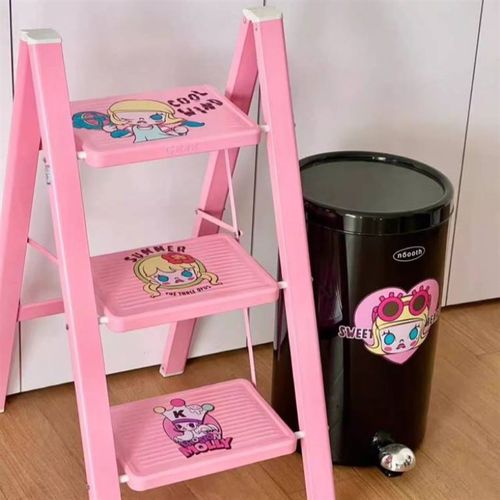 乔迁之喜新居礼品多巴胺粉色梯子布置新房子装饰用品大全实用