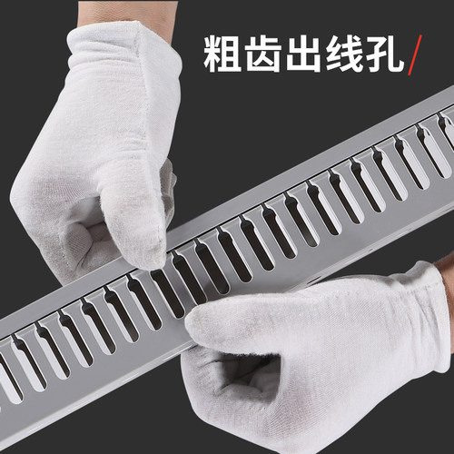 线槽明装阻燃绝缘工业配电箱行线槽塑料控制柜电线走线槽卡线