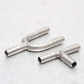 精酿啤酒三通管mm 瓶器 扎啤机分流管等压装