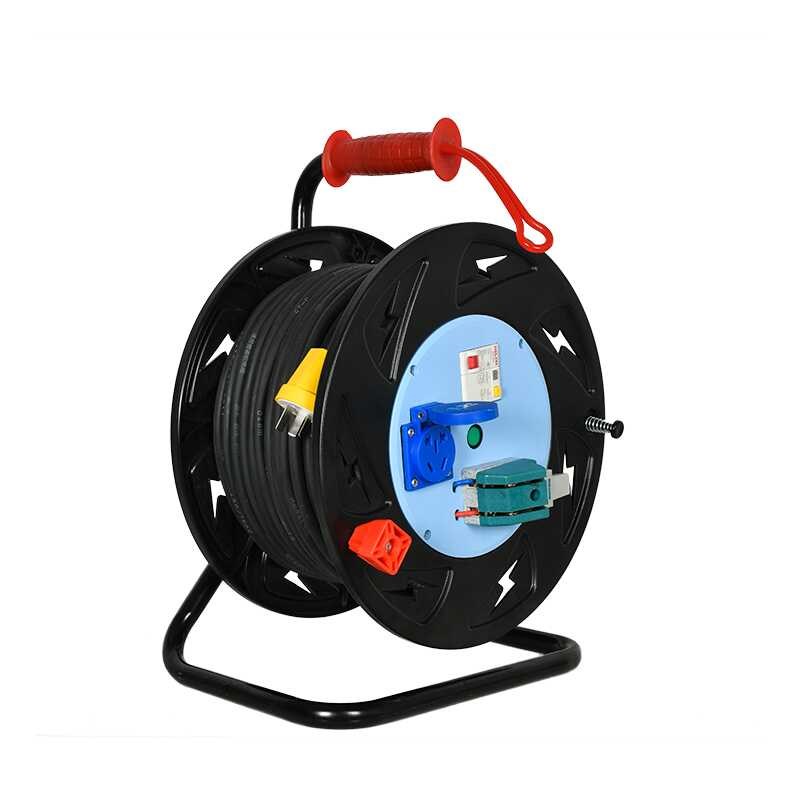 一机一闸一刀闸卷线盘防水一插一漏电保护带线卷线盘