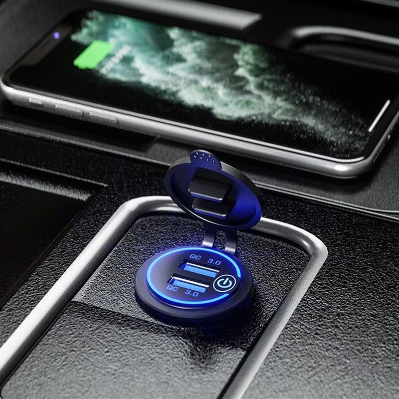 汽车改装U接口点烟器充电器底座车载点烟器总成替换U车充