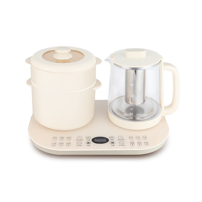 正迈多功能养生壶套装 花茶黑茶煮茶器烧水壶保温壶炖煮火锅套装