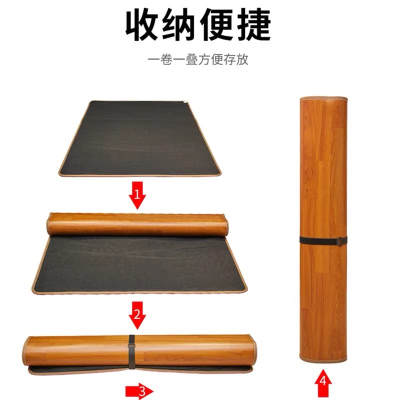 韩国碳晶地暖垫电热地毯移动发热瑜伽加热垫石墨烯地热垫客厅家用