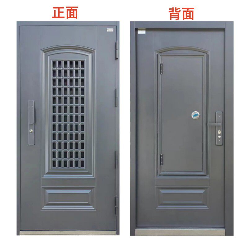 上海防盗门带通风窗甲级家用子母入户大门通风门 中进户门 安全门