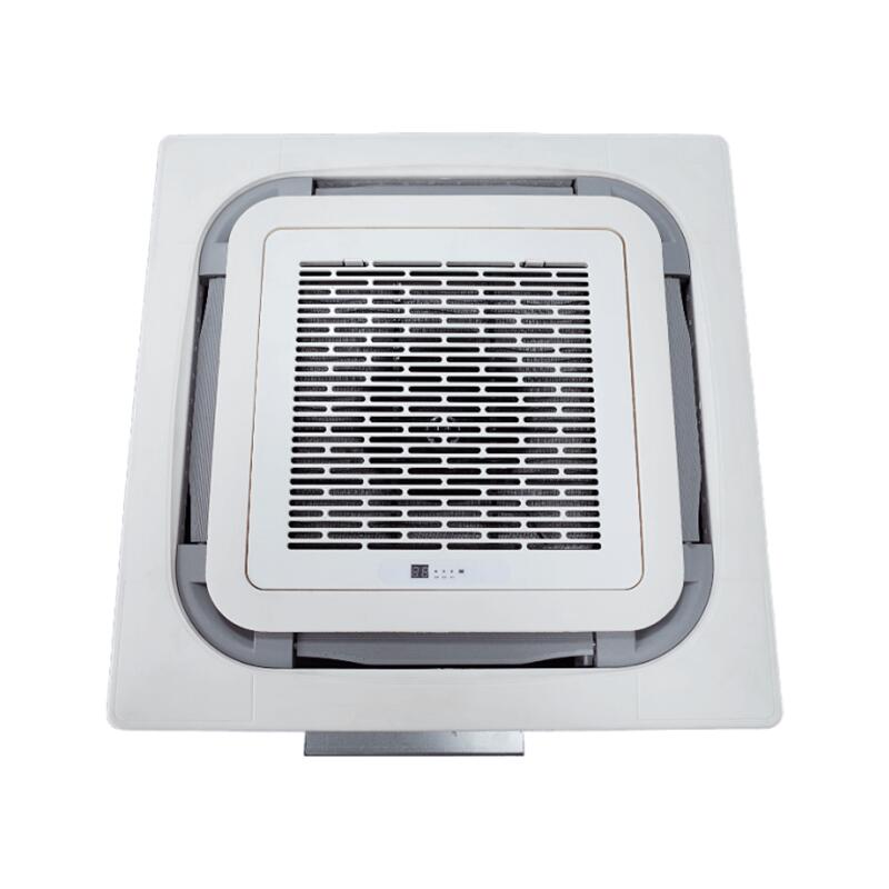 卡式风机盘管嵌入吊顶中央空调水冷暖两用四八面出风天花机组新风