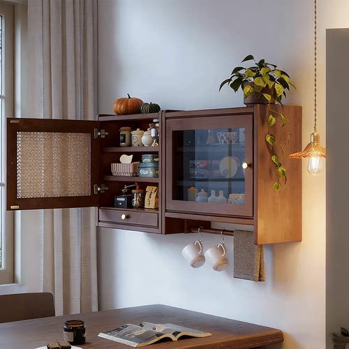 壁挂式杯架厨房吊柜墙面储物柜