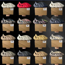 正确版本椰子yeezy洞洞鞋foam Runner侃爷同款踩屎感男女凉拖鞋夏