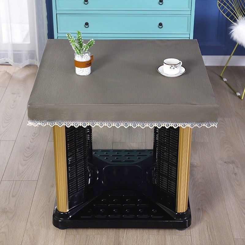 加厚pvc烤火桌布罩防水防油免洗胶皮正方形电炉罩茶几桌防烫皮罩,居家布艺,桌布,淘宝优惠券,粉丝福利购,淘宝优惠卷