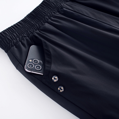 2021新款中年羽绒裤女款冬外穿人小个子妈妈高腰直筒加厚保暖棉裤