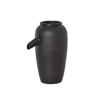 窑变陶罐流水罐循环水增氧过滤罐古法养鱼缸上出水口造景水流摆件