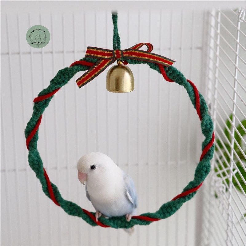 鸟玩具鹦鹉鸟笼秋千吊环玄凤小太牡丹虎皮悬挂玩具用品圣诞装饰,宠物/宠物食品及用品,鸟玩具,淘宝优惠券,粉丝福利购,淘宝优惠卷
