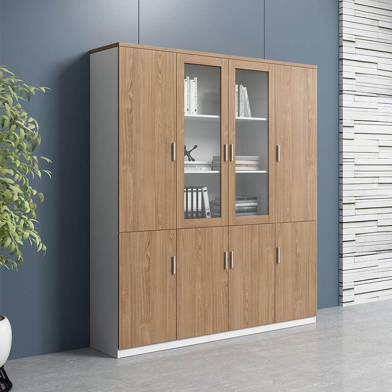 办公家具文件柜木质资料柜档案柜收纳矮柜办公室书柜储物茶水柜子