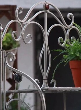 SHANGPIN 欧式做旧铁艺4层大花架