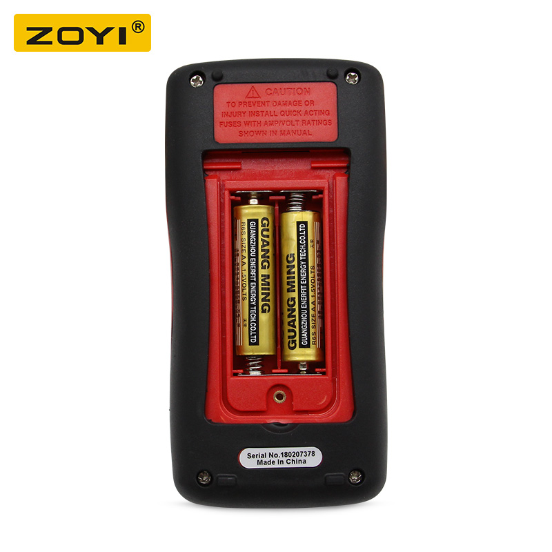 ZOYI众仪ZTX数字万用表全保护9999显示自动量程高精度袖珍万能表