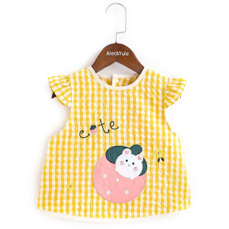 女童无袖罩衣儿童春夏薄款格子婴儿防水吃饭衣防脏女宝宝反穿护衣,童装/婴儿装/亲子装,反穿衣/罩衣,淘宝优惠券,粉丝福利购,淘宝优惠卷