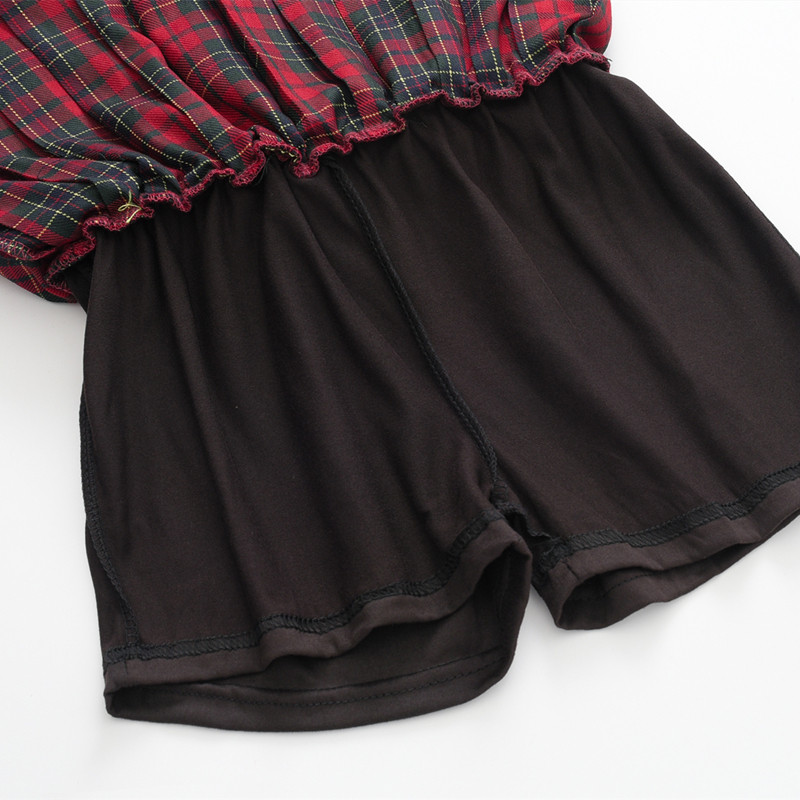 深圳小学生校服女冬装礼服毛衣加内衬防走光冬裙衬衫马甲领花套装