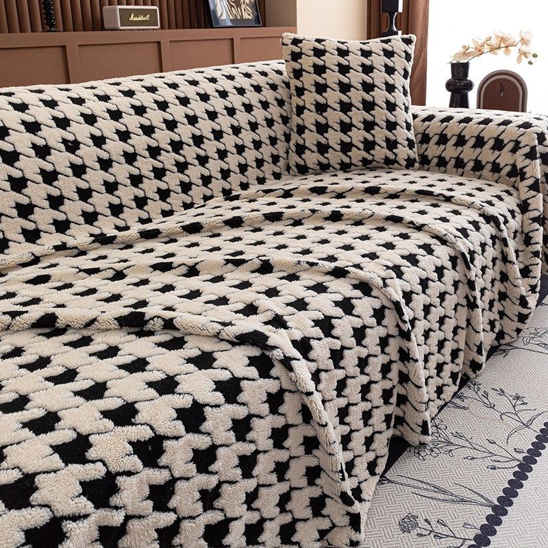 秋冬毛绒沙发布盖布全盖套罩防猫抓靠背巾2024新款座垫万能防尘罩,居家布艺,沙发垫,淘宝优惠券,粉丝福利购,淘宝优惠卷