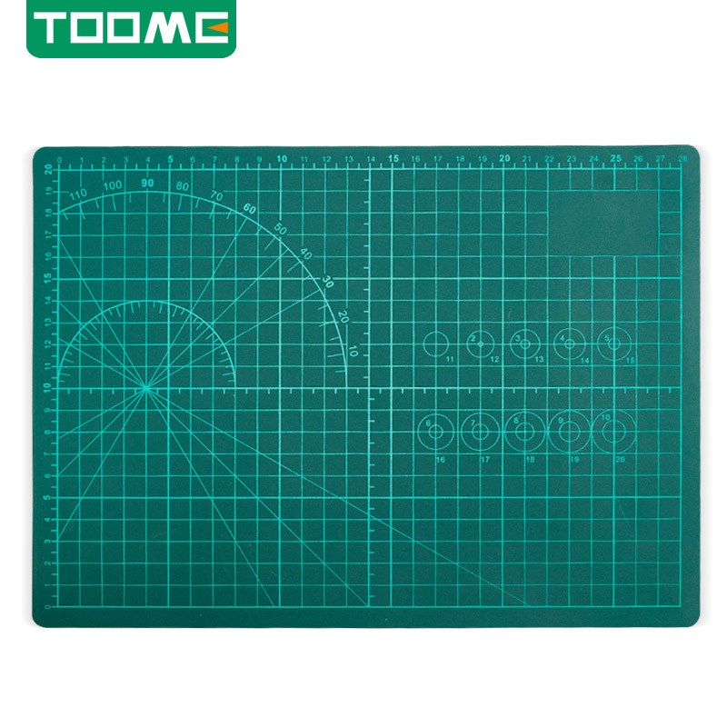 TOOME切割垫板手工雕刻板 A5橡皮章双面A4刀板纸雕美工裁纸垫板