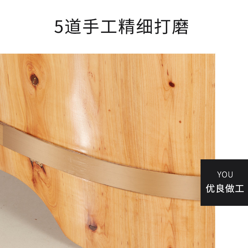 无漆泡澡桶木桶浴缸浴桶香柏木洗浴洗澡大人木质熏蒸沐浴桶家用小