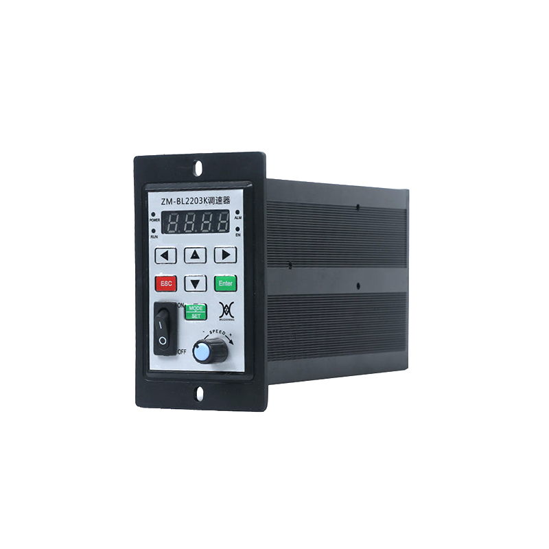 直流无刷电机电机驱动控制器500W3A四位数显有无霍尔模式旋钮调速