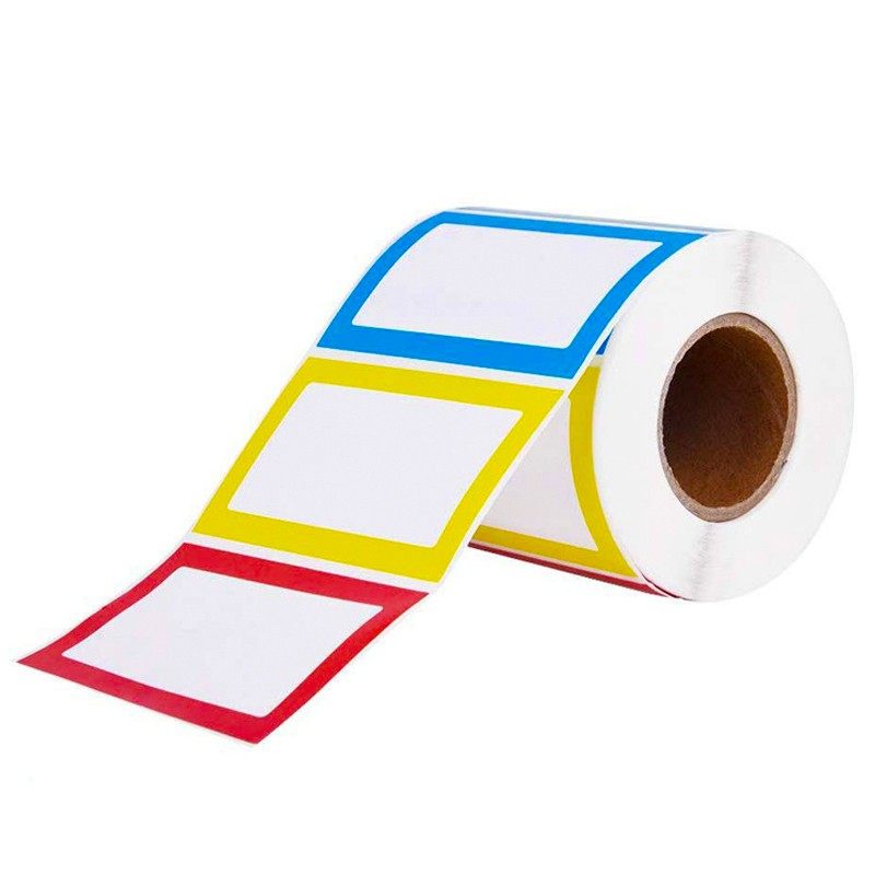 300张/卷手写不干胶姓名贴纸 空白DIY长方形分类装饰标签手账贴纸,文具电教/文化用品/商务用品,贴纸/立体贴纸,淘宝优惠券,粉丝福利购,淘宝优惠卷