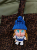 Fair Isle Blue Set (Blue Wool Hat + White Scarf + Sweater + Coffee Bag + White Shoes)
