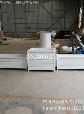 乐山玻璃项钢花盆家供应四巴中西锦厂汇商场目组合09597式方形花