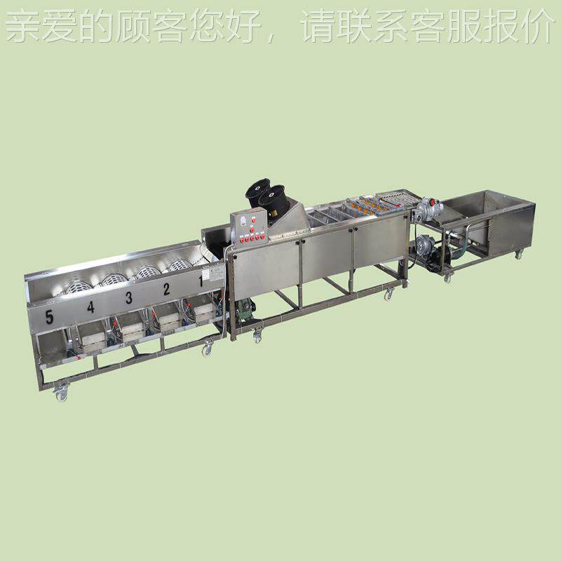 气泡清洗机 水果洗果分机级 果蔬洗机 TCU洗水滚筒分果选机