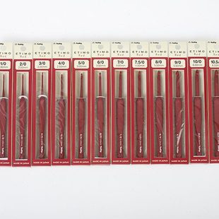 2020新品 广岛ETIMO艾特莫珊瑚红色钩针