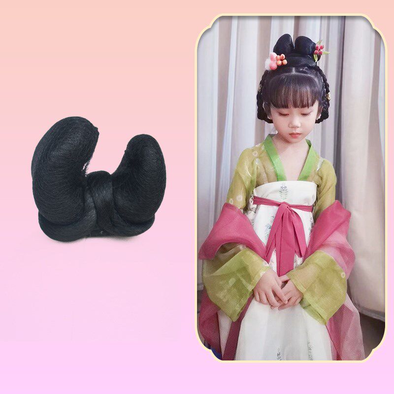 可爱百搭清爽古装假发包长歌行仿赵思露乐嫣古风汉服假发髻造型