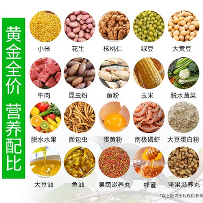 八哥专用饲料全价鸟粮鹩哥鸟食营养高蛋白黑八海八林八乌鸫颗粒粮