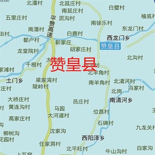 2021新款石家庄地图贴图办公室挂图高清防水墙壁贴超大装饰画定制