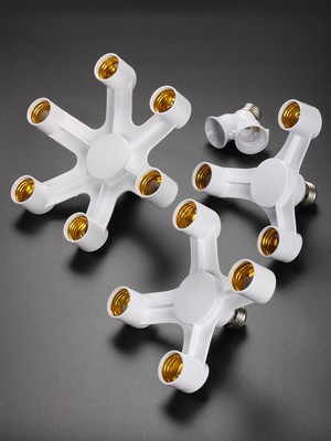 灯头B22转E27E14转E27传统卡口转换小大螺口灯头灯座 灯头转换