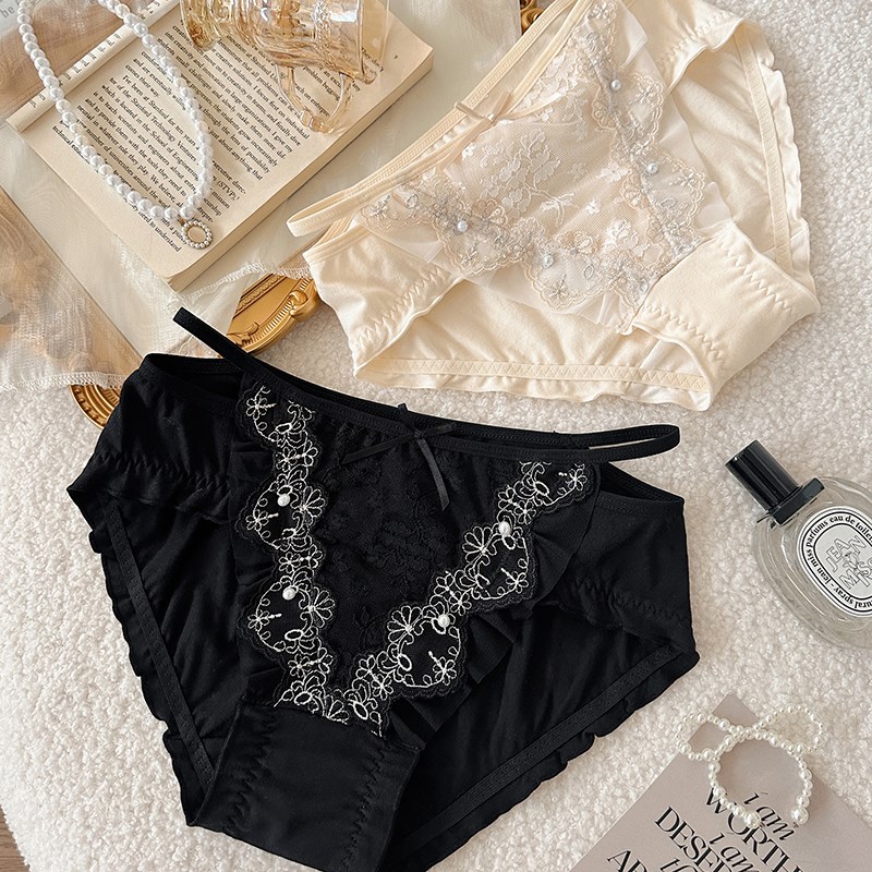 A类纯棉性感大码内裤女胖mm200斤全棉裆2024新款高弹不夹臀三角裤