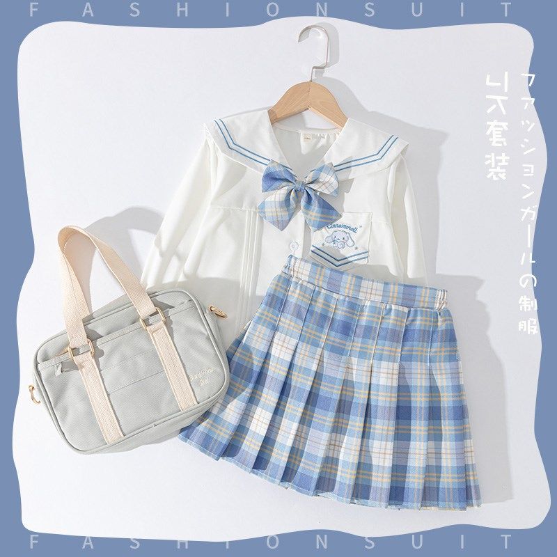 女童连衣裙春秋洋气百褶裙儿童学院风短裙jk制服大童套装衬衫裙子,童装/婴儿装/亲子装,连衣裙,淘宝优惠券,粉丝福利购,淘宝优惠卷