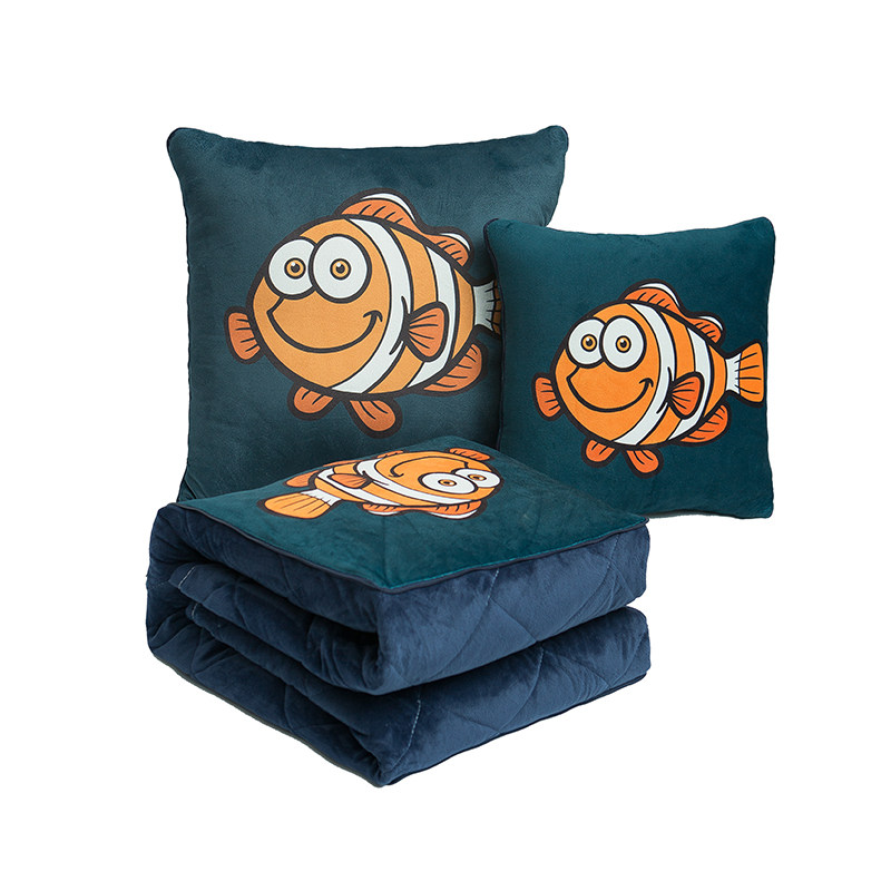 冬季加厚抱枕被子两用珊瑚绒毛毯办公室靠垫沙发汽车折叠午睡枕头,居家布艺,抱枕被,淘宝优惠券,粉丝福利购,淘宝优惠卷