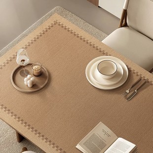 原木风餐桌垫皮革桌布免洗桌布茶几垫桌面保护垫防水防油防烫隔热