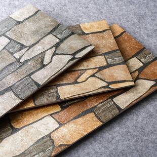 仿文化石瓷砖墙砖外300600阳台仿古砖艺术背景墙复古砖院别墅外墙