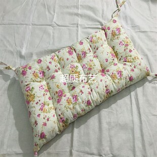 帆布印花长方形坐垫 椅垫 换鞋凳子F垫 飘窗垫 长条凳垫 沙发垫