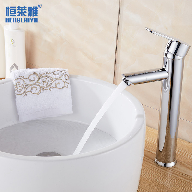 全铜体可旋转加高台上盆龙头面盆龙头冷热水龙头洗脸盆洗手盆龙头,家装主材,面盆龙头,淘宝优惠券,粉丝福利购,淘宝优惠卷