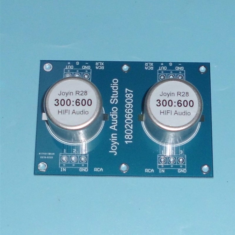 R28 300欧:600欧前级音频隔离变压器超款频响25Hz ~44kHz -0.4DB