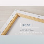 diy数字油画客厅风景花卉动漫人物定制大幅手绘填色装 百合 饰画