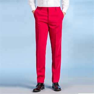 西裤 影楼高档男士 子晚会舞台演出服加大码 彩色裤 大合唱团 礼服西装