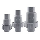 鱼缸水管球型止回阀止逆阀防止水回流逆流排水单向阀门浅灰色