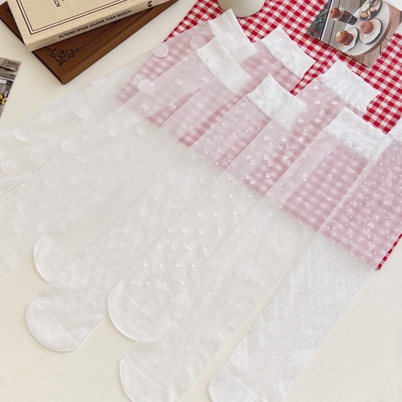 女童长筒袜夏季薄款丝袜过膝盖儿童半筒袜舞蹈袜宝宝高筒袜到大腿