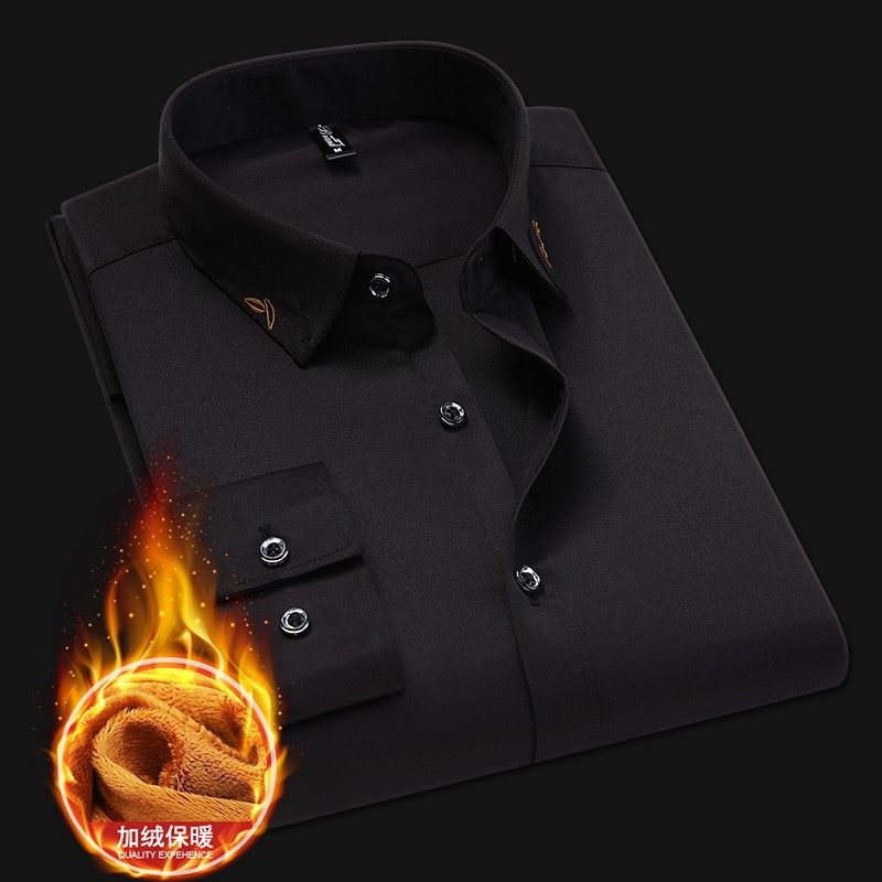 浅蓝色衬衫衣男长袖修身秋季无痕寸衣大码抗皱弹力光滑西装衬衣土,男装,衬衫,淘宝优惠券,粉丝福利购,淘宝优惠卷