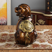 卡通可爱狗狗存钱罐可存可取创意客厅装 饰品摆件儿童零钱罐储蓄罐