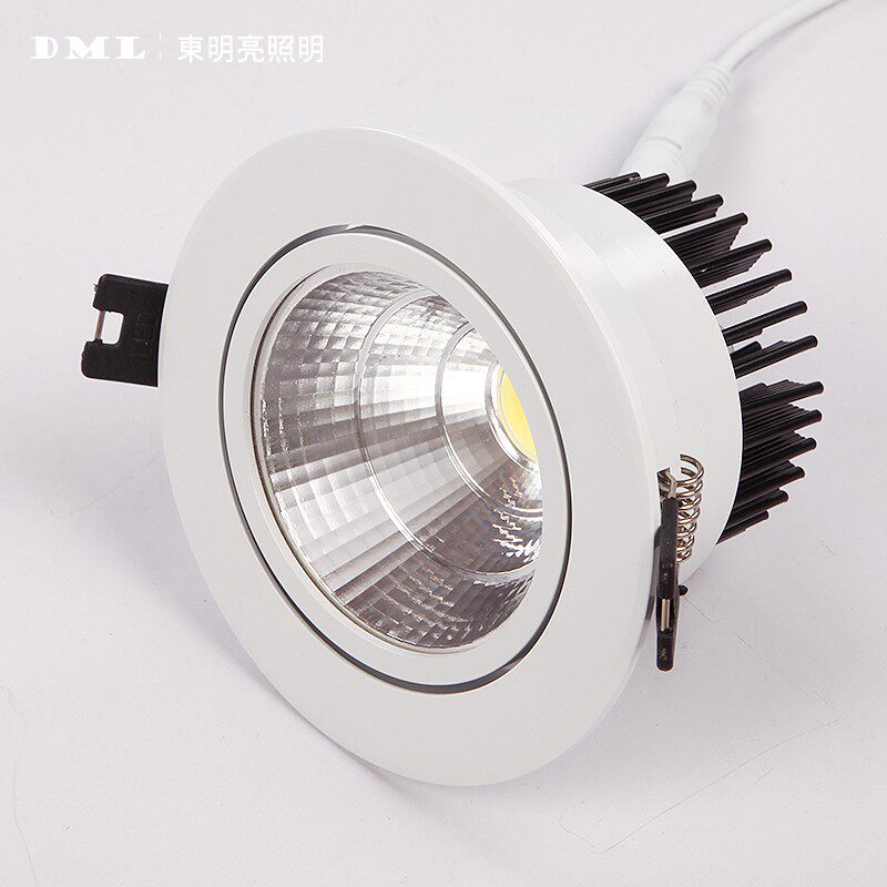 LED射灯COB筒灯天花灯服装店5W10W15W嵌入式吊顶灯客厅灯商照包邮